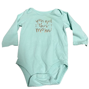 🍭4/$20 Jumping Beans “You Got This Mom” Inspirational Baby Girl Onesie - 6 mo